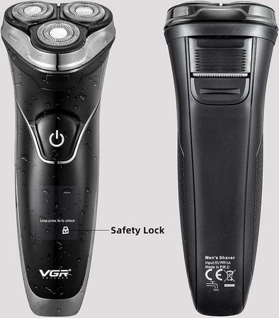 Rasoio A Triple Testine Rotanti Trimmer Barba Cordless Impermeabile Display V318 Salute e cura della persona/Rasatura epilazione e rimozione peli/Rasoi elettrici/Rasoi maschili/Rasoi a lamina Trade Shop italia - Napoli, Commerciovirtuoso.it