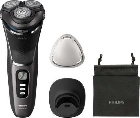 Rasoio-barba-Philips-S3343-13-SERIE-3000-SkinProtect-Nero-e-Grigio