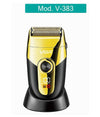 Rasoio Barba Professionale Impermeabile Regolabarba Ricaricabile Elettrico V-383
