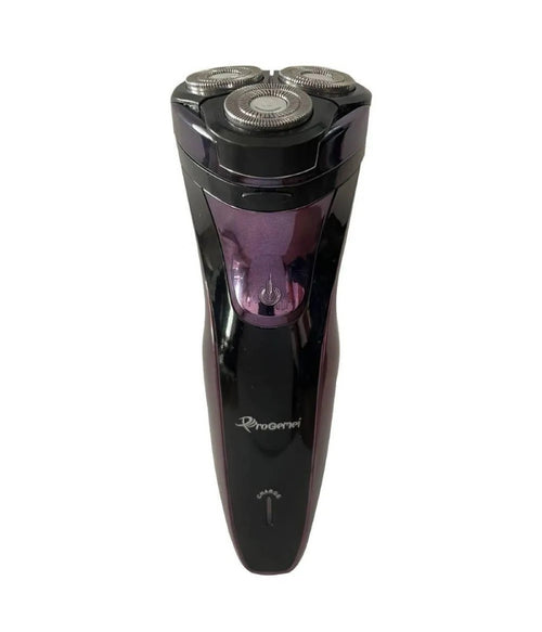 Rasoio Elettrico 3 Teste Rotativo A Batteria Ricaricabile Senza Fili Uomo Gm-7730