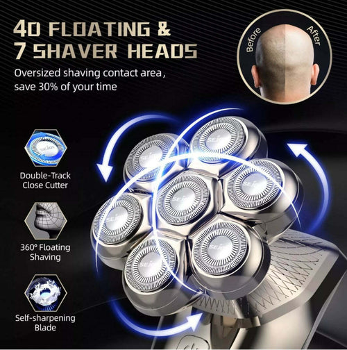 Rasoio-elettrico-barba-5in1-ipx7-impermeabile-rasoio-testa-calva-uomo