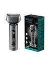 Rasoio Elettrico Barba Trimmer Professionale Ricaricabile Ipx7 Lavabile Vgr V-381