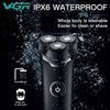 Rasoio-Elettrico-Barba-Trimmer-Rotante-Tripla-Lama-Impermeabile-Carica-Usb-V-319