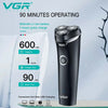 Rasoio-Elettrico-Barba-Trimmer-Rotante-Tripla-Lama-Impermeabile-Carica-Usb-V-319