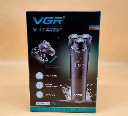 Rasoio Elettrico Barba Trimmer Rotante Tripla Lama Impermeabile Carica Usb V-319 Salute e Bellezza > Depilazione e rasatura > Rasoi e Tagliacapelli Trade Shop italia - Napoli, Commerciovirtuoso.it