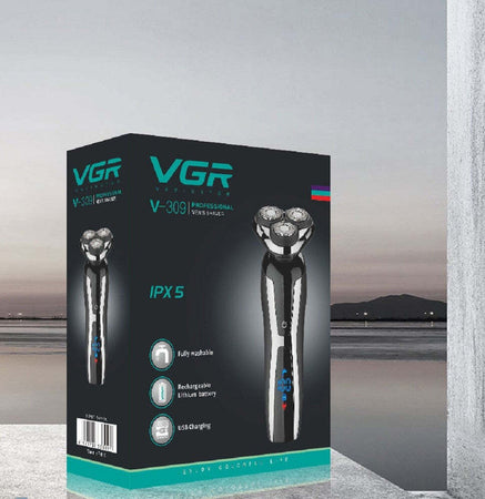 Rasoio Elettrico Barba Trimmer Usb Ricaricabile Impermeabile Con Display V-309 Salute e cura della persona/Rasatura epilazione e rimozione peli/Rasoi elettrici/Rasoi maschili/Rasoi a lamina Trade Shop italia - Napoli, Commerciovirtuoso.it