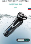 Rasoio Elettrico Barba Trimmer Usb Ricaricabile Impermeabile Con Display V-309 Salute e cura della persona/Rasatura epilazione e rimozione peli/Rasoi elettrici/Rasoi maschili/Rasoi a lamina Trade Shop italia - Napoli, Commerciovirtuoso.it