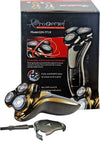 Rasoio-Elettrico-Cordless-Gm-7719-Batteria-Ricaricabile-Impermeabile-Testa-Galleggiante