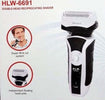 Rasoio-Elettrico-Hlw-6691-Ricaricabile-2-Testine-Lama-Acciaio-Barba-Baffi