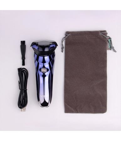 Rasoio Elettrico Impermeabile Regolabarba Senza Fili Batteria Ricaricabile V-305