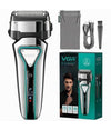 Rasoio Elettrico Professionale A Batteria Ricaricabile Barba Capelli Vgr V-333