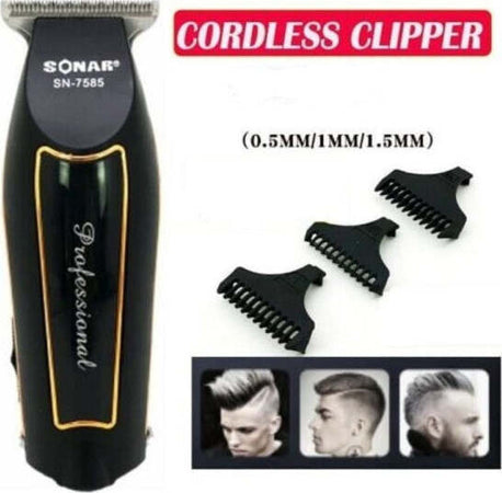Rasoio-Elettrico-Regola-Barba-Taglia-Capelli-Batteria-Ricaricabile-3-Pettini-7585