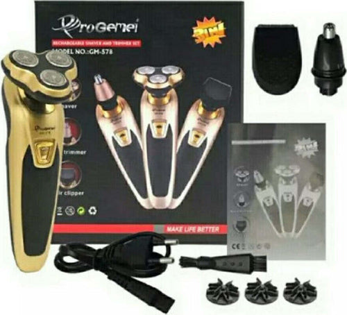 Rasoio Elettrico Regolabarba 3in1 Ricaricabile Trimmer Rifinitore Per Naso Gm578 Salute e Bellezza > Depilazione e rasatura > Rasoi e Tagliacapelli Trade Shop italia - Napoli, Commerciovirtuoso.it