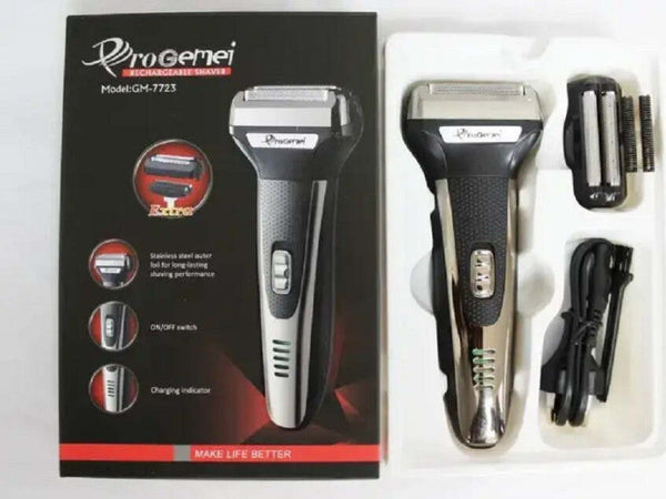 Rasoio-Elettrico-Regolabarba-Rasatura-Viso-Rifinitore-Batteria-Senza-Fili-Gm7723