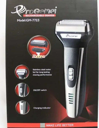 Rasoio-Elettrico-Regolabarba-Rasatura-Viso-Rifinitore-Batteria-Senza-Fili-Gm7723