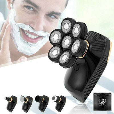 Rasoio Elettrico Ricaricabile 5 In 1 7 Testine Rotanti Barba Testa Naso Tx-8267 Salute e Bellezza > Depilazione e rasatura > Rasoi e Tagliacapelli Trade Shop italia - Napoli, Commerciovirtuoso.it