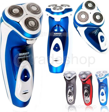 RASOIO ELETTRICO RICARICABILE VISO BARBA BAFFI REGOLAZIONE PELI 3 TESTINE Salute e cura della persona/Rasatura epilazione e rimozione peli/Rasoi elettrici/Rasoi maschili/Rasoi a lamina Trade Shop italia - Napoli, Commerciovirtuoso.it