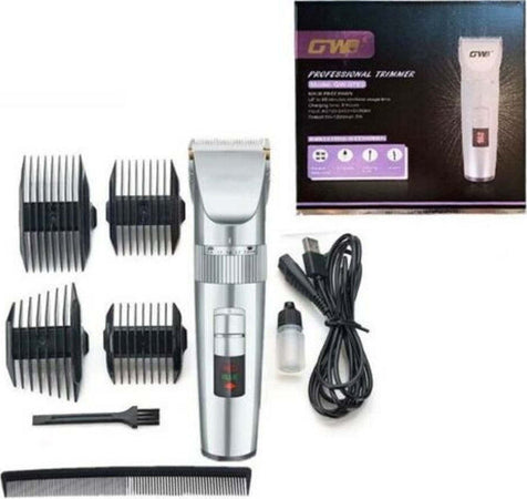 Rasoio Elettrico Tagliacapelli Gw-9673 Ricaricabile + 4 Pettini Capelli Salute e Bellezza > Depilazione e rasatura > Rasoi e Tagliacapelli Trade Shop italia - Napoli, Commerciovirtuoso.it