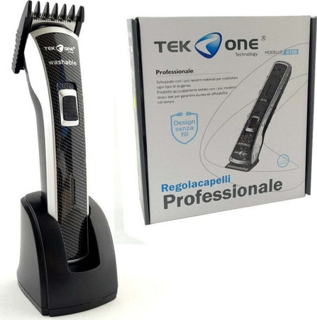 Rasoio Elettrico Tagliacapelli Professionale Regola Barba Base Di Ricarica 6166 Salute e Bellezza > Depilazione e rasatura > Rasoi e Tagliacapelli Trade Shop italia - Napoli, Commerciovirtuoso.it