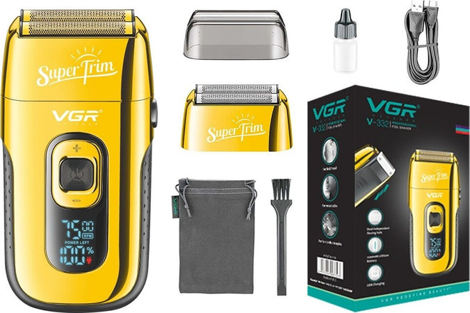 Rasoio Elettrico Capelli Barba Trimmer Rasatura Professionale A Batteria V-332 Salute e Bellezza > Depilazione e rasatura > Rasoi e Tagliacapelli Trade Shop italia - Napoli, Commerciovirtuoso.it