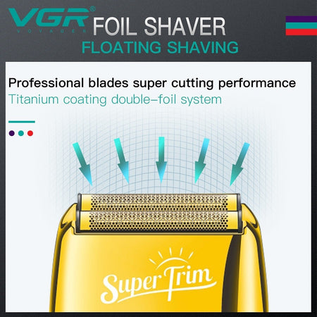Rasoio Elettrico Capelli Barba Trimmer Rasatura Professionale A Batteria V-332 Salute e Bellezza > Depilazione e rasatura > Rasoi e Tagliacapelli Trade Shop italia - Napoli, Commerciovirtuoso.it