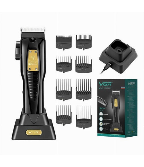 Tagliacapelli Uomo A Zero Professionale Regolabarba Ricaricabile Batteria Vgr651