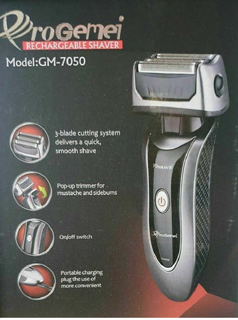 Rasoio-Elettrico-Uomo-Taglia-Barba-Ricaricabile-A-Batteria-Impermeabile-Gm-7050