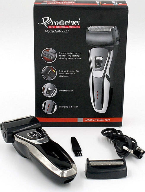 Rasoio Per Barba Ricaricabile Professionale Elettrico Senza Fili Capelli Gm-7717 Salute e Bellezza > Depilazione e rasatura > Rasoi e Tagliacapelli Trade Shop italia - Napoli, Commerciovirtuoso.it