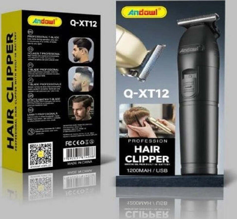 Rasoio Professionale 4 Testine Di Taglio Silenzioso Clipper Q-xt12 Ricaricabile Salute e cura della persona/Rasatura epilazione e rimozione peli/Regolabarba tagliacapelli e rasoi per il corpo/Rasoi multifunzione e kit Trade Shop italia - Napoli, Commerciovirtuoso.it