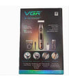 Rasoio Professionale A Lama Rifinitore Regola Capelli Barba Uomo Display Led V-360
