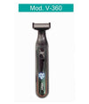 Rasoio Professionale A Lama Rifinitore Regola Capelli Barba Uomo Display Led V-360
