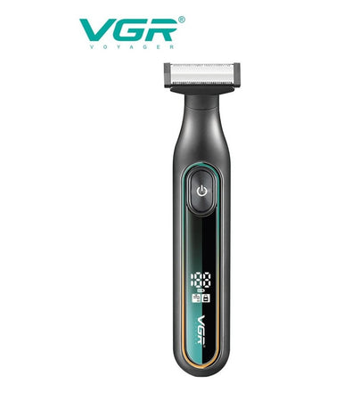 Rasoio Professionale A Lama Rifinitore Regola Capelli Barba Uomo Display Led V-360