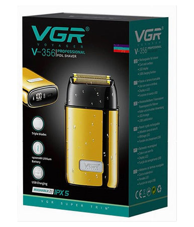 Rasoio Professionale Elettrico Impermeabile Barba Trimmer Display Digitale V-356