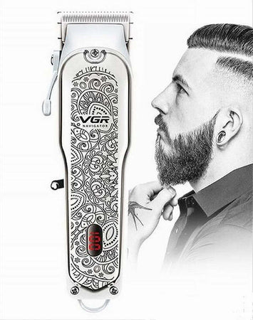 Rasoio-Professionale-Taglia-Capelli-Regola-Barba-Ricaricabile-Display-Vgr-V-116