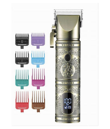 Rasoio Professionale Tagliacapelli Display Led Senza Fili Ricaricabile Vgr V-697