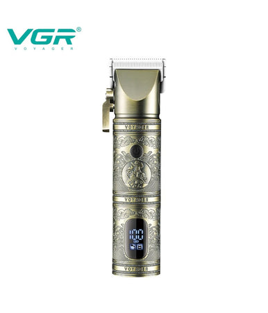 Rasoio Professionale Tagliacapelli Display Led Senza Fili Ricaricabile Vgr V-697