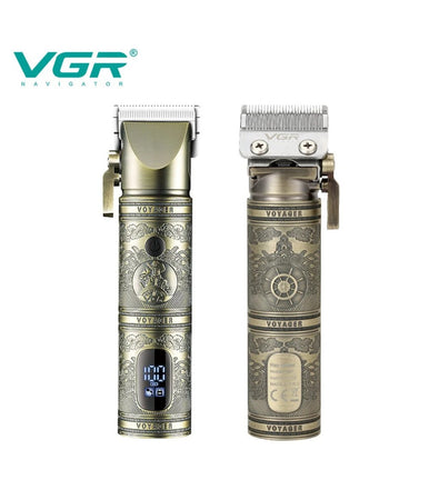 Rasoio Professionale Tagliacapelli Display Led Senza Fili Ricaricabile Vgr V-697