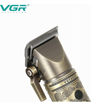 Rasoio Professionale Tagliacapelli Display Led Senza Fili Ricaricabile Vgr V-697