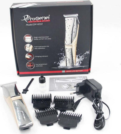 Rasoio-Regola-Capelli-Barba-Baffi-Trimmer-Professionale-Gm-6010-Ricaricabile