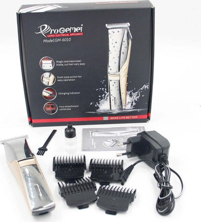 Rasoio Regola Capelli Barba Baffi Trimmer Professionale Gm-6010 Ricaricabile Salute e Bellezza > Depilazione e rasatura > Rasoi e Tagliacapelli Trade Shop italia - Napoli, Commerciovirtuoso.it