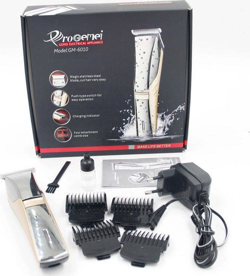Rasoio Regola Capelli Barba Baffi Trimmer Professionale Gm-6010 Ricaricabile Salute e Bellezza > Depilazione e rasatura > Rasoi e Tagliacapelli Trade Shop italia - Napoli, Commerciovirtuoso.it