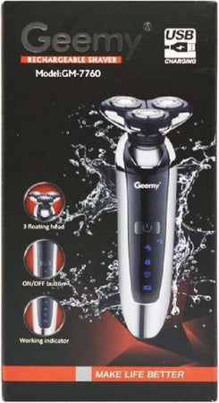 Rasoio-Ricaricabile-Elettrico-Professionale-Barba-A-3-Testine-Flottanti-Gm-7760
