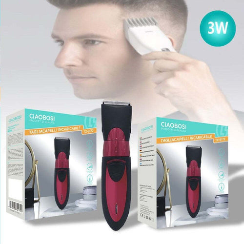 Rasoio Taglia Capelli Elettrico Regola Barba Basette Ricaricabile 3 Watt Tx-9172 Salute e cura della persona/Rasatura epilazione e rimozione peli/Regolabarba tagliacapelli e rasoi per il corpo/Tagliacapelli Trade Shop italia - Napoli, Commerciovirtuoso.it
