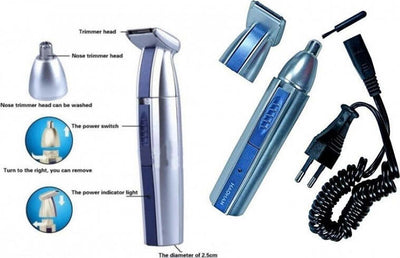 RASOIO UOMO 2IN1 DEPILATORE PELI NASO ORECCHIE TAGLIA CAPELLI BARBA RICARICABILE Salute e cura della persona/Rasatura epilazione e rimozione peli/Regolabarba tagliacapelli e rasoi per il corpo/Regolarbarba e rifinitori Trade Shop italia - Napoli, Commerciovirtuoso.it