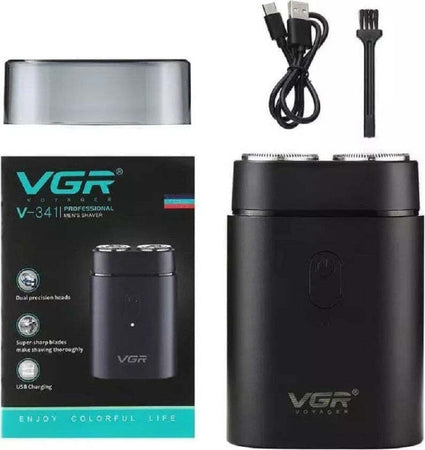 Rasoio-Uomo-Professionale-Elettrico-Regolabarba-Portatile-Impermeabile-Vgr-V-341