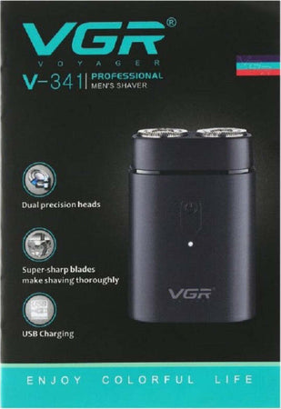Rasoio-Uomo-Professionale-Elettrico-Regolabarba-Portatile-Impermeabile-Vgr-V-341
