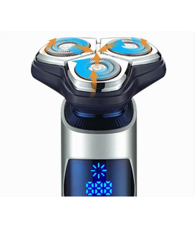 Rasoio Vgr V-328 Elettrico Uomo Barba Ricaricabile Viso Lama 3d Galleggiante Ipx7