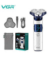 Rasoio Vgr V-328 Elettrico Uomo Barba Ricaricabile Viso Lama 3d Galleggiante Ipx7