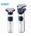 Rasoio Vgr V-328 Elettrico Uomo Barba Ricaricabile Viso Lama 3d Galleggiante Ipx7