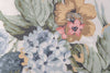 Completo letto lenzuola stampato stampa fantasia in raso di puro di cotone made in Italy MATRIMONIALE BOUQUET - Vanita di raso